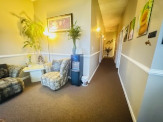 Interior corridor at Spa Sasha in Woodbridge