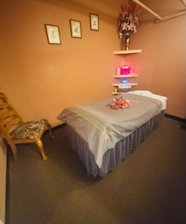 Massage room inside Spa Sasha in Woodbridge
