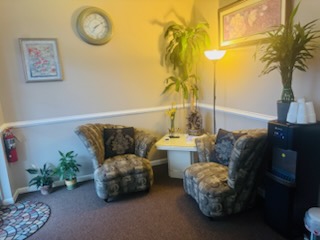 Waiting area inside Spa Sasha